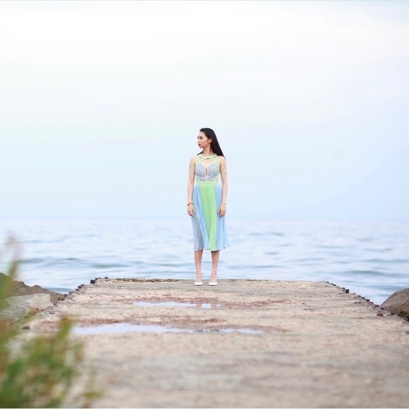 Three Floor Midi Length Dress - Picture 6 of 6